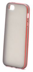 Θήκη TPU Gel για Apple iPhone 5/5S/SE Μαύρη Με Κόκκινο Περίγραμμα (Ancus)