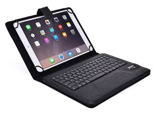 Cooper Leather Stand Case with Bluethooth Keyboard 9"-10" for Tablet - Black