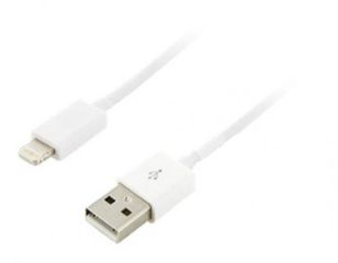 Καλώδιο USB data για iPhone5/iPad 1m άσπρο