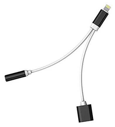 Προσαρμογέας Ακουστικών και φόρτιση 3,5 mm για lightning iPhone iPad iPod