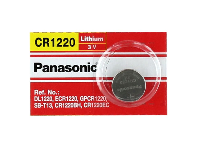 LITHIUM Μπαταρία Panasonic GR1220 3V