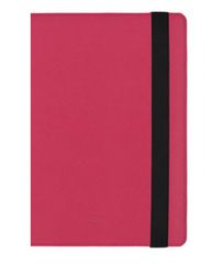 4-OK Universal Δερμάτινη Θήκη Stand για Tablet μέχρι 10.1 inch Ρόζ