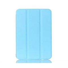 Tri-fold Δερμάτινη Stand Πορτοφόλι Θήκη για το Samsung Galaxy Tab 4 10.1 SM-T530 Μπλέ (oem)