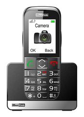 Maxcom MM720BB με Μεγάλα Πλήκτρα, Bluetooth, Ραδιόφωνο (Λειτουργεί χωρίς Handsfree), Φακό, Κάμερα και Πλήκτρο Έκτακτης Ανάγκης Μαύρο