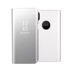 Θήκη Clear View για Apple iPhone 7 Plus / 8 Plus Ασημί (ΟΕΜ)