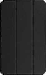 Δερμάτινη Θήκη Tri-fold με πίσω κάλυμμα σιλικόνης / Slim Book Case για το Samsung Galaxy Tab A 10.1 (2016) T580 / T585 Μαύρο (oem)