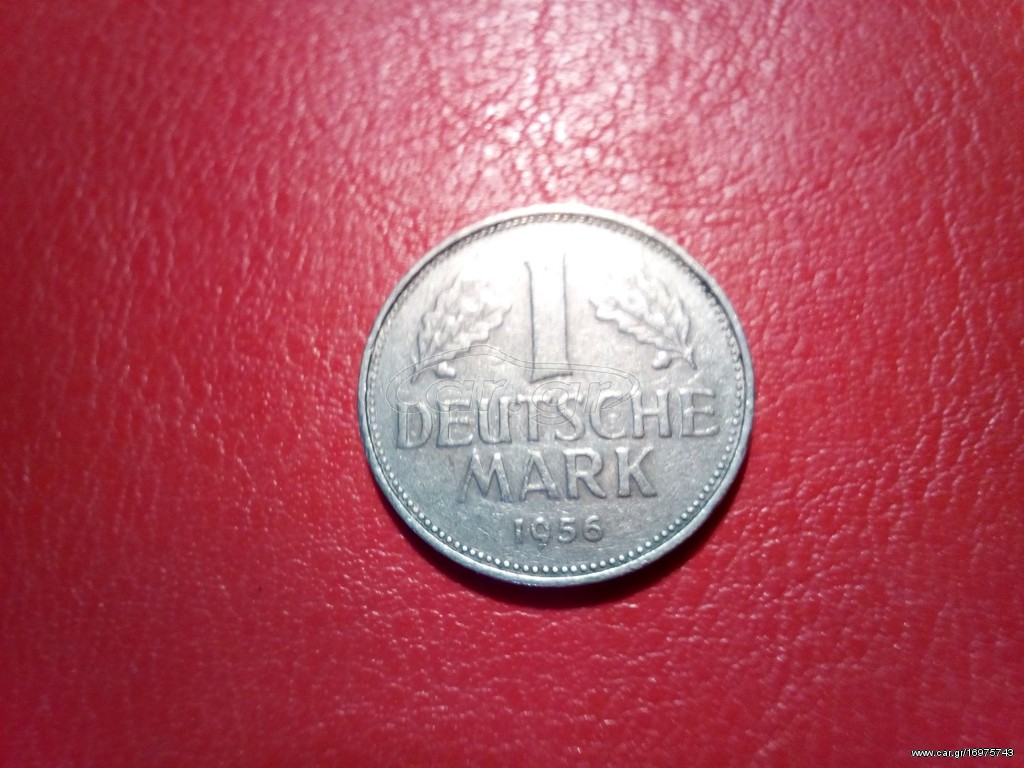 1 Mark  F , 1956, GERMANY