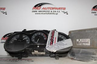 Εγκέφαλος σετ SEAT LEON (2005-2013) 06A906033FF με κλειδι και κοντέρ 1P0920804B