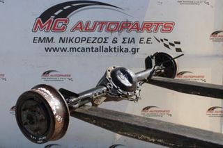 Άξονας  Πίσω με διαφορικό  JEEP CHEROKEE (XJ) (1997-2001) 2500cc    ταμπούρα , 5μπούλονο με ABS βήμα 3.73 diesel