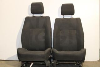 Σαλόνι  OPEL AGILA B (2008-2015)     μαύρο ύφασμα, airbag, σε άριστη κατάσταση μροστινα καθισματα