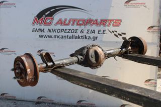 Άξονας  Πίσω με διαφορικό  JEEP CHEROKEE (XJ) (1993-1997) 2500cc    με άκρα ταμπούρα 5μπ με βήμα 4.11 χωρίς ABS