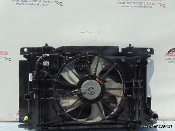Ψυγείο  Κομπλέ  TOYOTA AURIS (2007-2010)     νερού και aircondition και βεντιλατέρ μονό σε πλαίσιο