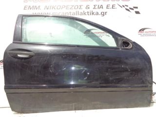 Πόρτα Εμπρός Δεξιά Μαύρο MERCEDES C-CLASS (W203) coupe (2001-2008) coupe facelift