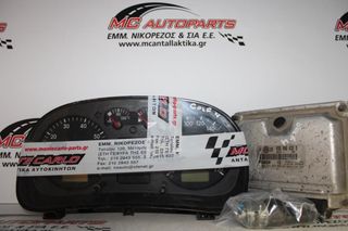 Εγκέφαλος  σετ  VW GOLF 4 (1998-2004)  036906032D 0261206826   όργανα 1J0920805 με κλειδαριά και κλειδί