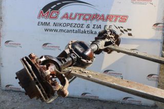 Άξονας  Εμπρός  JEEP WRANGLER (YZ) (1982-1999) 2500cc    με διαφορικό ταμπούρο , 5 μπουλόνια βήμα 4,10 DANA - 43225