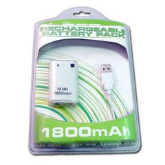 Επαναφορτιζόμενη μπαταρία XBOX360 1800mAh USB