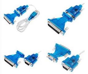 USB σε RS232 αρσ. και DB9 θηλ. σε DB25 αρσ. Καλώδιο (OEM)