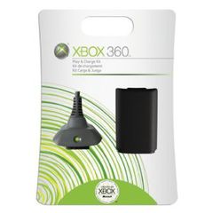 XBOX 360 LIVE OFFICIAL Play and Charge kit Μαύρο