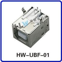 USB Type-B Female 4Pin Dip Plug Connector Socket HW-UBF-01
