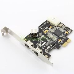 PCI Express PCI-E Card Firewire 800 Mbps 1394b + 1394a