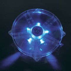 180 x180 x 25mm 12V Akasa AK-F1825SM-CB LED Case Fan ανεμιστήρας με 5 blue leds
