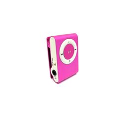 Brushed metallic style MP3 Player σε Καυτό Ρόζ