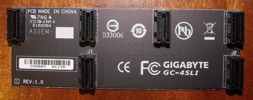 4 Way SLI Bridge 13cm Solid Graphics Card Link Cable Connector Strip
