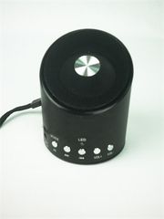 Μαύρο - WS-139RC Mini MP3/Fm radio Speaker with built-in MP3 player and FM radio, support MP3 play from USB/microSD Card - Black - Φορητό ηχείο με δυνατότητα αναπαραγωγής Mp3 μέσω USB ή SD κάρτας και