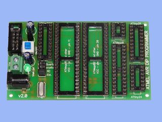 AVR DIP Programmer for ATMEL controllers, works with AVRISP, STK200, mkII, mk2