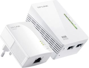TP-LINK TL-WPA2220KIT 300MBPS AV200 WIFI With 2 LAN port Wireless N POWERLINE EXTENDER STARTER KIT