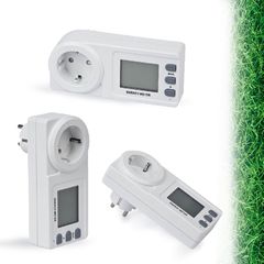 Energenie Single Socket Power Meter White EG-EM1