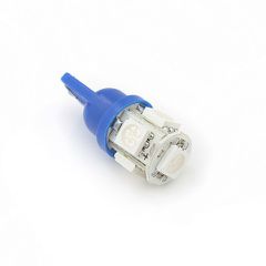 Automotive Led Light T10/194 Ultra Bright 5 x Tri-Chip SMD Led Xenon Blue CA-T10WG5T-B (OEM)