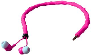 Ακουστικά CordCruncher Με καλώδιο που δεν μπλέκεται - Pink