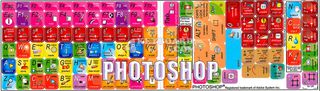 Adobe Photoshop Χρωματιστά Αυτοκόλλητα Πληκτρολογίων (OEM)