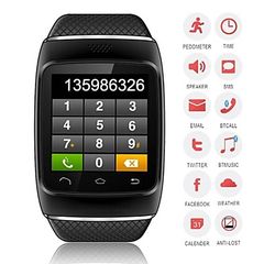 ZGPAX S12 Smartwatch with Camera, Message Control and Hands-Free Calls for Android/iOS