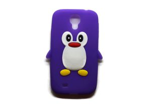 Cute Penguin Θήκη σιλικόνης για iPod Touch 5G Μωβ