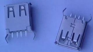 USB Port Socket Plug Motherboard Jack 180 Degree DIP 4pin,2 Fix Curved Foot για Σταθερό Υπολογιστή (OEM) (BULK)