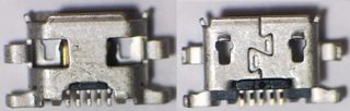 Charge socket Micro USB Connector for Toshiba Excite 10 5 Pin plug jack - Type N (OEM)