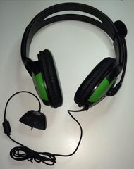 XBOX 360 Sensational Ακουστικά με Μικρόφωνο XB3028 Μαύρο/Πράσινο (OEM)