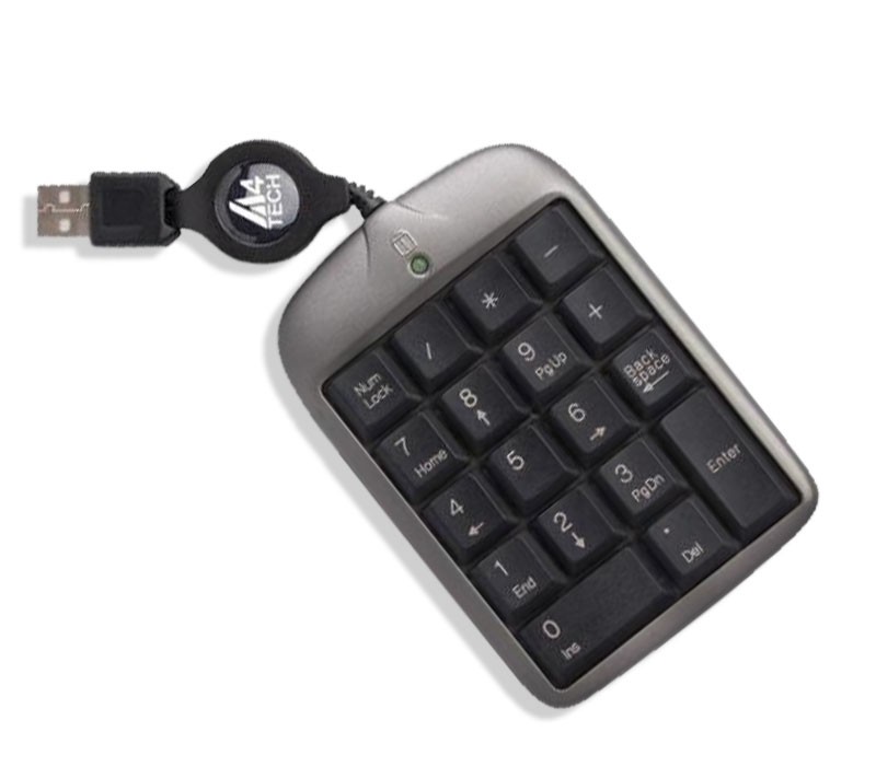 A4TECH Μικρό Φορητό USB Αριθμητικό Πληκτρολόγιο TK-5