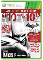 XBOX 360 GAME - Batman: Arkham City Game of the Year Edition (MTX)