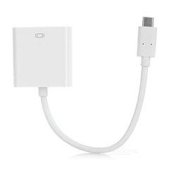 USB 3.1 Type-C to HDMI HD Adapter Connection Cable - White (OEM)