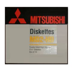 ΔΙΣΚΕΤΕΣ Mitsubishi 10 ΤΜΧ MD2-HD 3.50" HD 1.2MB Formatted IBM Md2HD