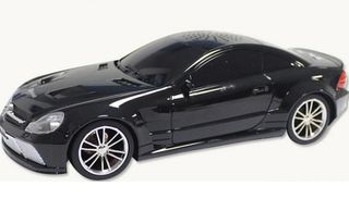 HY-BT107 Mercedes Μαυρη Αμάξι Φορητό Ηχείο Bluetooth με FM Ράδιο (OEM)