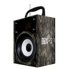 BBX5 CAMO AUDIOBOX BLUETOOTH MP3 HXEIO ME FM ΡΑΔΙΟ ΣΧΕΔΙΟ ΠΑΡΑΛΛΑΓΗΣ
