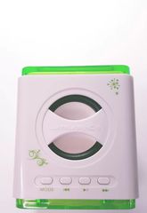 Πράσινο dyt-629 Mini MP3/Fm radio Speaker with built-in MP3 player and FM radio, support MP3 play from USB/microSD Card - Green - Φορητό ηχείο με δυνατότητα αναπαραγωγής Mp3 μέσω USB ή micro SD κάρτας