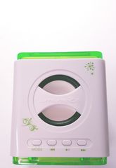 Πράσινο dyt-629 Mini MP3/Fm radio Speaker with built-in MP3 player and FM radio, support MP3 play from USB/microSD Card - Green - Φορητό ηχείο με δυνατότητα αναπαραγωγής Mp3 μέσω USB ή micro SD κάρτας