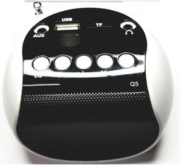 Λευκο Q5 Mini MP3/Fm radio Speaker with built-in MP3 player and FM radio, support MP3 play from USB/microSD Card - Green - Φορητό ηχείο με δυνατότητα αναπαραγωγής Mp3 μέσω USB ή micro SD κάρτας και εν