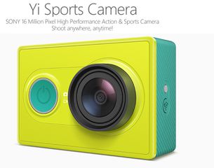Original Xiaomi Yi Xiaoyi 1080P 16MP CMOS Sports Camera Camcorder with Wi-Fi & Bluetooth 4 - Πράσινη