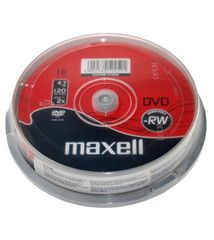 Maxell Dvd-Rw 4.7Gb 6X Cb/10 επανεγγράψιμα 10αδα